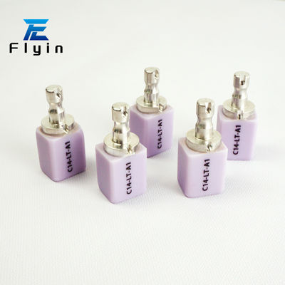 satın al FLYIN LT HT CAD CAM Lityum Disilikat Diş Bloku Cam C14 B40 online manufacture