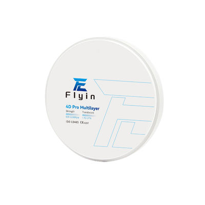satın al Yapay Diş Tacı Zirkonya Diş 4D Pro Çok Katmanlı Zirkonya Blokları 700-1200 MPA online manufacture