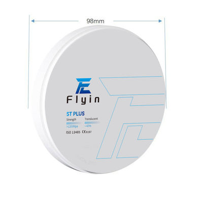 Laboratuvar için disk zirkonya blokları ST Plus Cad Cam Zirkonya Makineleri için disk alümini 5 Yıl Sınıf II MFDS
