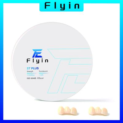 Cad/Cam ST Plus Dental Crown için Zirkonya Bloku 98mm