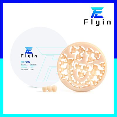 Flyin zirkon diş bloğu Tek katmanlı zirkonya blank HT-Plus Güç 1300Mpa diş zirkonya blank