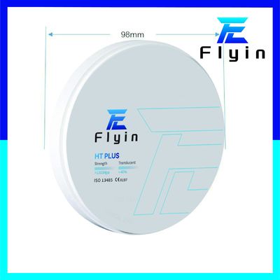 Taç ve köprüler için en yüksek bükme dayanıklılığı olan Flyin zirkonyum diski diş freze makinesi cad cam için zirkon bloğu