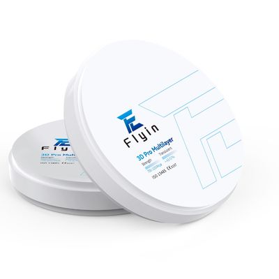 Flyin Yeni Popüler Satış Cad Cam Zirkonya Blokları 14mm 3D Pro Çok Katmanlı Zirkonya Blokları